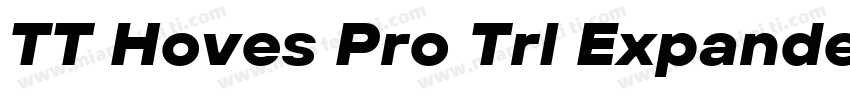 TT Hoves Pro Trl Expanded Bold字体转换
